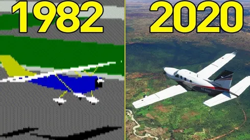 Un salto gráfico impresionante con el correr de los años.