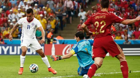 Vargas desató la emoción en el Maracaná.