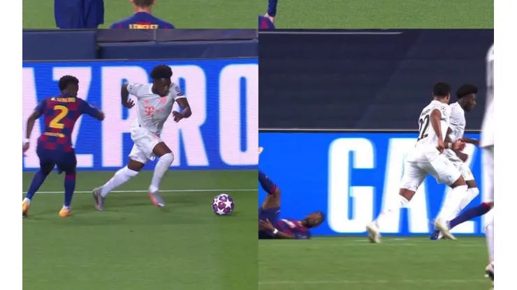 Davies deja en el piso a Semedo