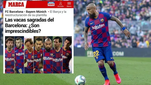 Arturo Vidal aparece en una lista de jugadores que puede salir del Barça