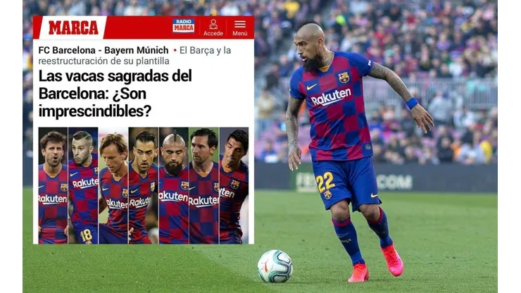 Arturo Vidal aparece en una lista de jugadores que puede salir del Barça