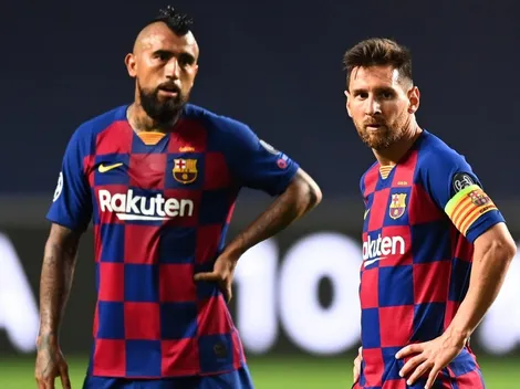 Vidal concluye su temporada con el Barça sin títulos