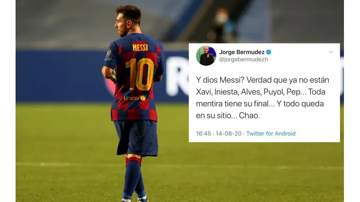 Lionel Messi ante el Bayern Munich