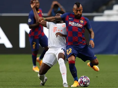 Video: El taco de Vidal ante dos rival en el naufragio de Barcelona