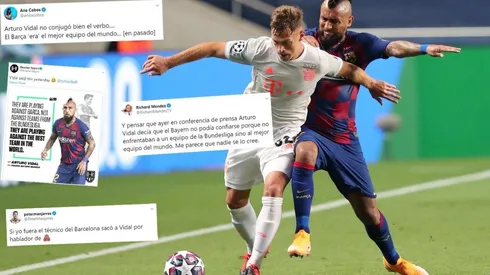 Arturo Vidal ante el Bayern Munich