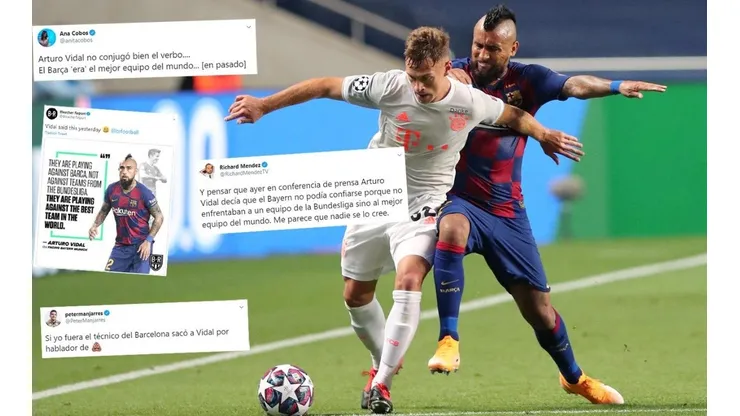 Arturo Vidal ante el Bayern Munich