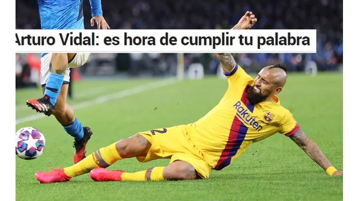 Arturo Vidal ha jugado seis partidos en la presente temporada de Champions League y espera ser titular hoy ante Bayern Múnich