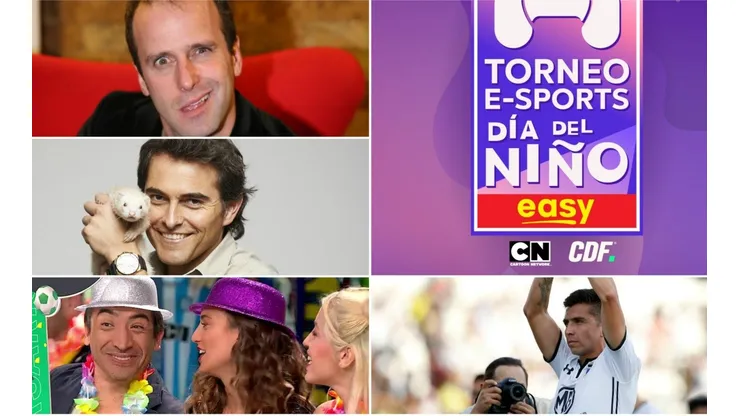 Stefan Kramer, Sebastián Lindorfo Jiménez, Gonzalo Fierro y Rodrigo González jugarán con sus hijos en el Torneo eSports Día del Niño del CDF y Cartoon Network.