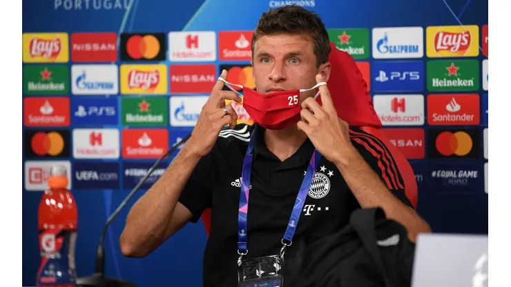 Thomás Müller en conferencia de prensa previo al duelo con el Barcelona