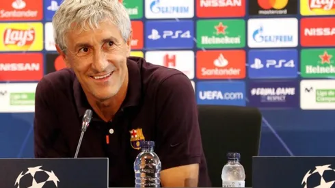 Quique Setién en conferencia de prensa previo al duelo con el Bayern