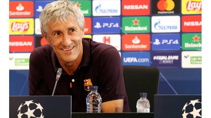 Quique Setién en conferencia de prensa previo al duelo con el Bayern