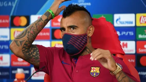 Vidal calentó la previa de Champions asegurando que Barcelona pasará a semifinales.