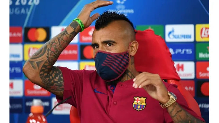 Vidal calentó la previa de Champions asegurando que Barcelona pasará a semifinales.