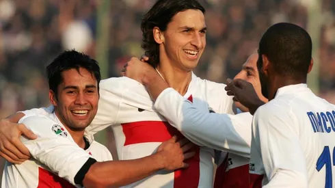 Mago Jiménez y Zlatan Ibrahimovic en Inter.