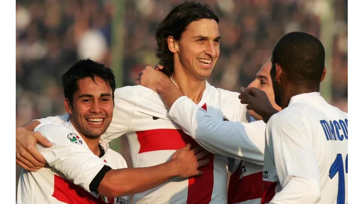 Mago Jiménez y Zlatan Ibrahimovic en Inter.
