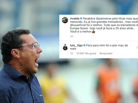 Luxemburgo le contesta a Luis Figo por su salida del Madrid