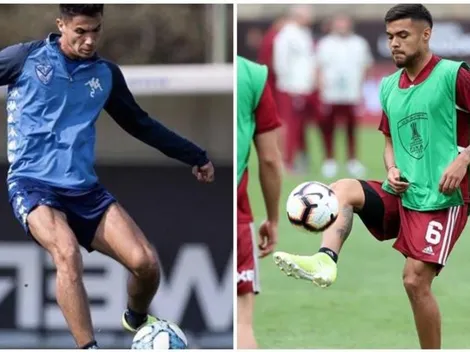 Paulo Díaz y Pablo Galdames volvieron a las prácticas en Argentina