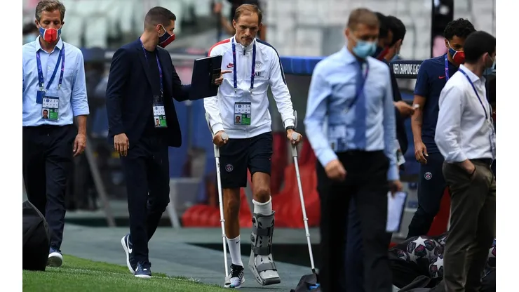 Thomas Tuchel lesionado en plena Champions