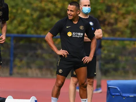 Alexis aparece en la práctica del Inter, pero se mantiene la duda