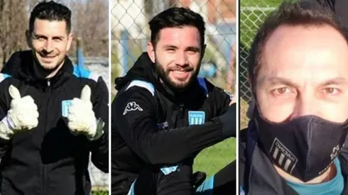 Los chilenos volvieron a las prácticas en grupos pequeños junto a Racing en el Predio Tita.