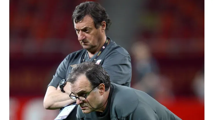 Luis Bonini y Marcelo Bielsa en el Athletic de Bilbao