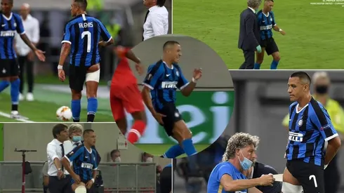 Alexis se lesiona contra el Bayer y parece feo.