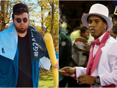 Ibai Llanos le ofrece su mansión a Ronaldinho para un carrete