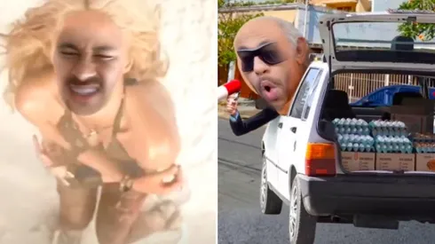 Neymar bailó al ritmo de Shakira y vendió huevos como todo un comerciante