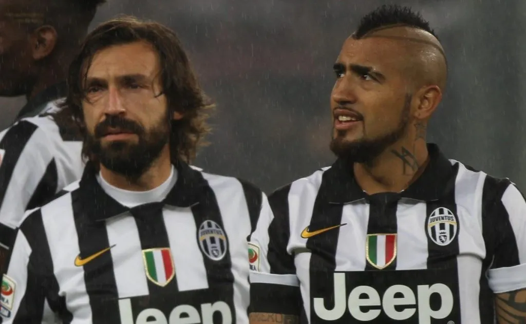 Andrea Pirlo jugó junto a Arturo Vidal en la Juventus