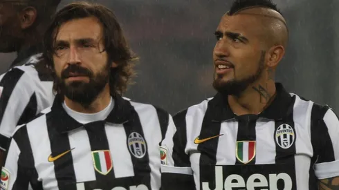 Andrea Pirlo junto al King en la Juve