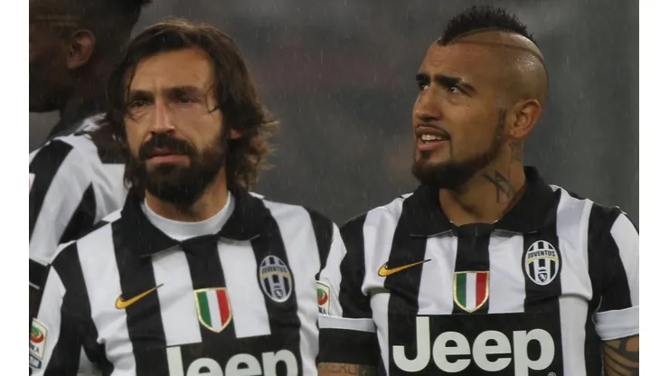 Andrea Pirlo junto al King en la Juve