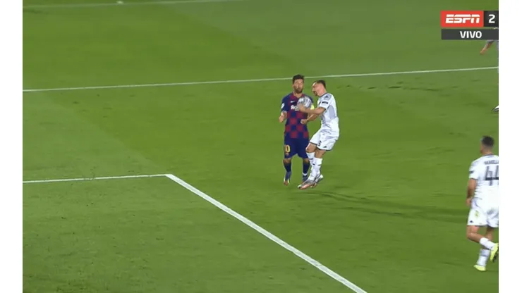 El gol anulado a Lionel Messi