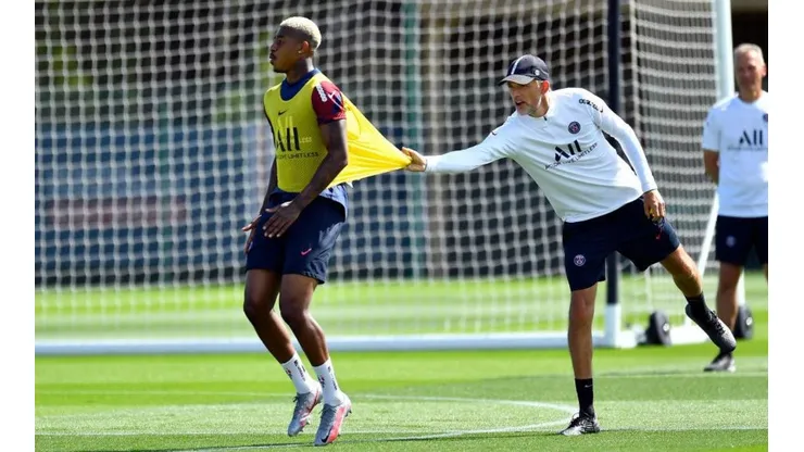 Thomas Tuchel se lesionó justo antes de que el PSG juegue en la Champions