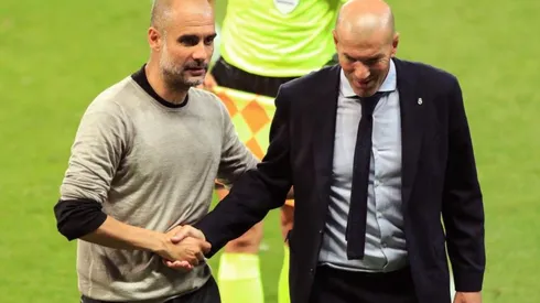 Un lindo momento se vivió entre Pep y Zidane