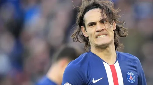 Edinson Cavani en el PSG