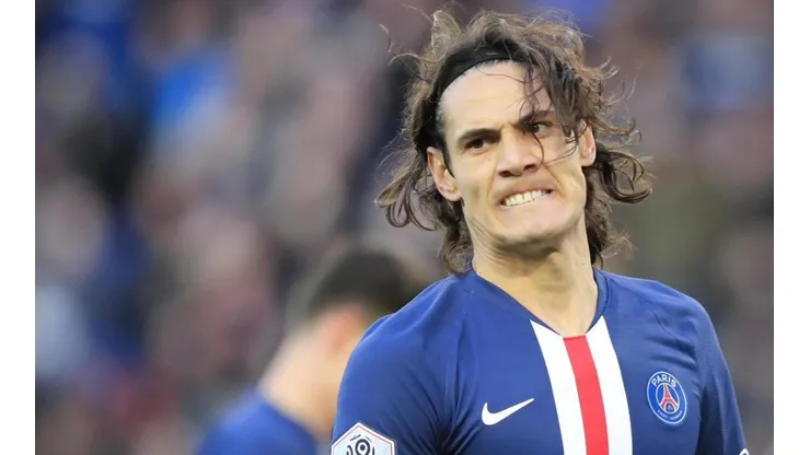 Edinson Cavani en el PSG