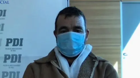 Hugo Bustamante Pérez, el "Asesino del Tambor", en la audiencia de control de detención.