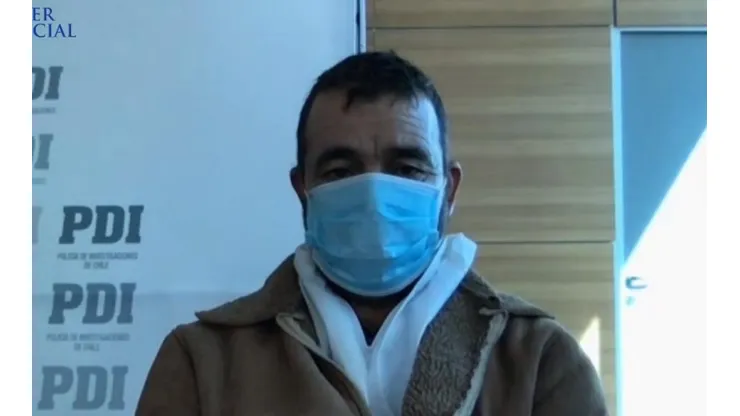 Hugo Bustamante Pérez, el "Asesino del Tambor", en la audiencia de control de detención.