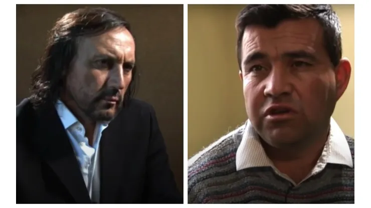 Carlos Pinto en la entrevista con el "Asesino del Tambor", en 2006.