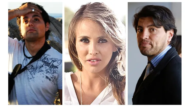 Daniel Valenzuela junto a su ex esposa Paloma Aliaga y su hermano Cristóbal Valenzuela