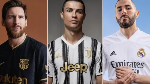 Barcelona, Juventus y Real Madrid presentaron su nueva indumentaria