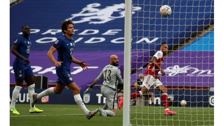 Aubameyang fue la figura en la final de la FA Cup