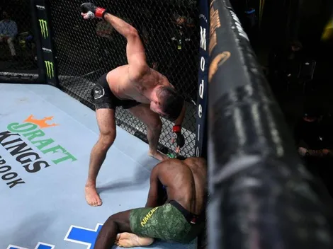 Luque se luce en el UFC y gana por KO con un tremendo rodillazo