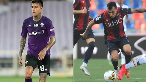 Erick Pulgar y Gary Medel asoman, en la previa, como titulares de Fiorentina y Bologna esta tarde en la Serie A.