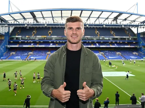 Timo Werner completa su primer entrenamiento con el Chelsea