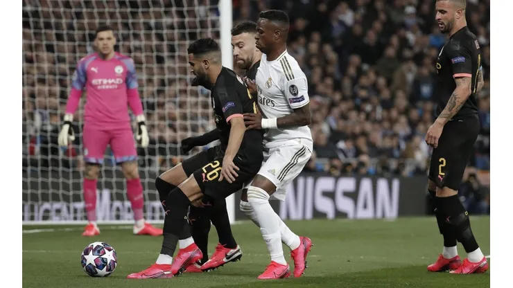 Real Madrid contra Manchester City en Champions League.