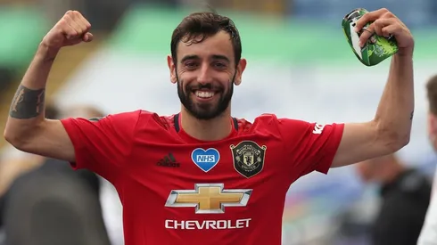 Bruno Fernándes la gran figura del Manchester United