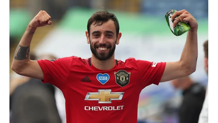 Bruno Fernándes la gran figura del Manchester United