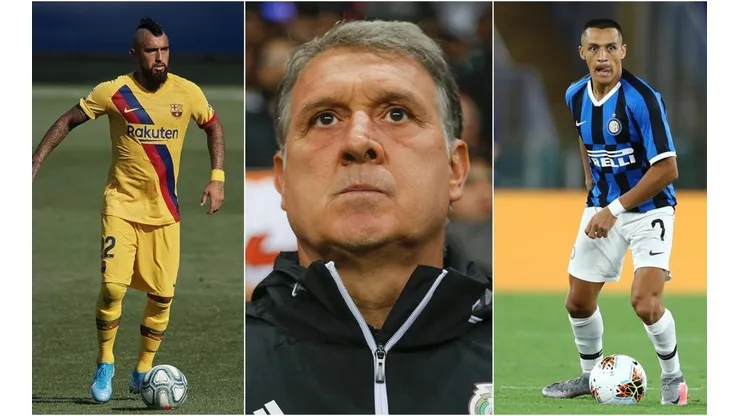 El Tata Martino llenó de elogios a Vidal y Alexis.