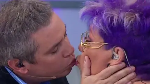 Uno de los tantos momentos televisivos que Patricia Maldonado vivió con José Miguel Viñuela.